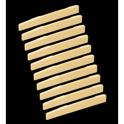 10x Unbleached Bone Saddle Martin Style Acoustic Guitar 2.90" (73.86mm) Luthier