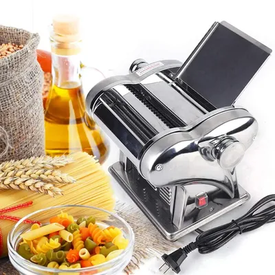 135W Electric Automatic Noodle Machine Two-knife Noodle Press Pasta Machine 110V