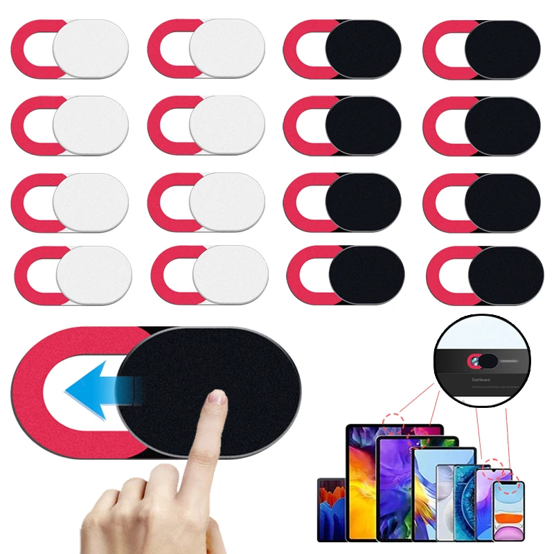 20/1PCS Universal Webcam Protective Cover For Laptop Macbook iPad Tablet iPhone Samsung Camera Protector Slider Privacy Sticker