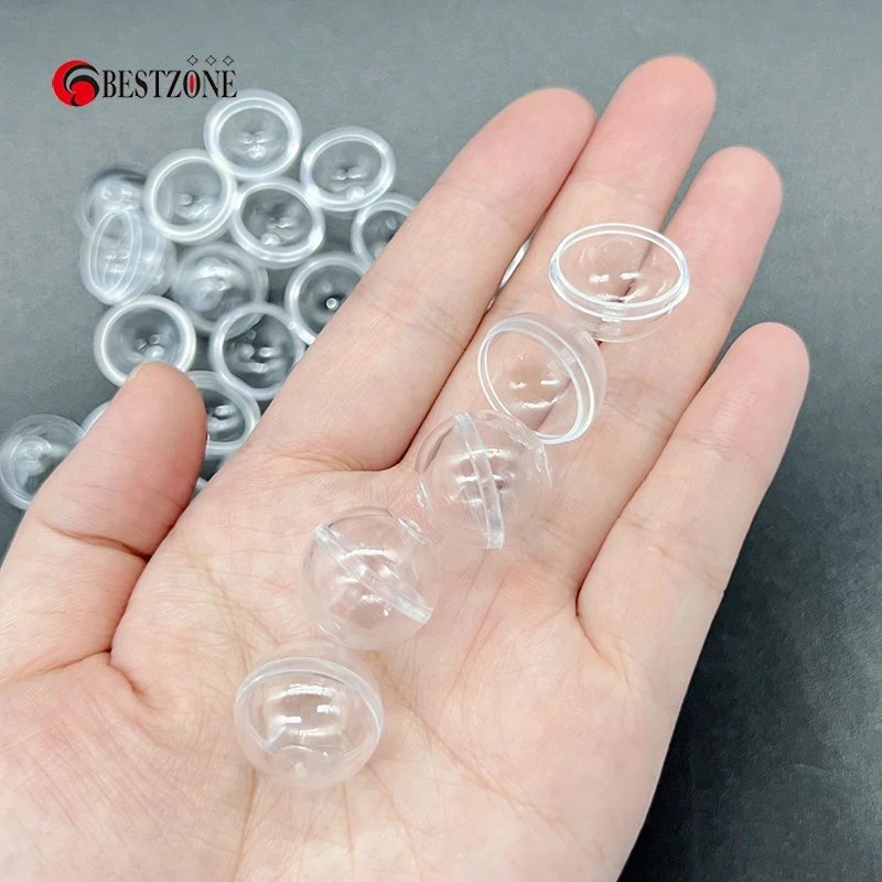 0.67/0.68Inch 50Pcs/lot Very Small 17MM Mini Tiny Empty Plastic Balls Capsule Toys Surprise Ball Container Prop Paintball