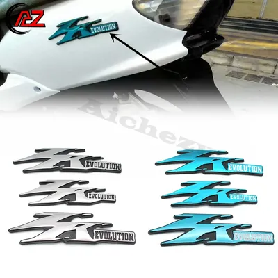ACZ For Yamaha JOG ZR EVOLUTION Scooter Body Fairing Chrome Motorcycle 3D Stereo Stickers Decals