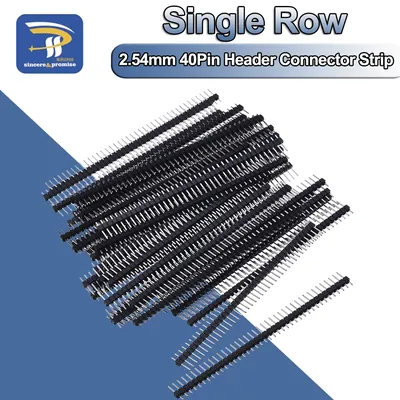 10pcs Single Row Board Computers Male Pin Header For Arduino 1x40P 2.54 Breakable 40Pin Connector