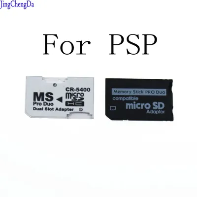 JCD 1Pcs Single and Dual Slot Card Reader New Micro SD SDHC TF to MS Memory Stick Pro Duo Reader for