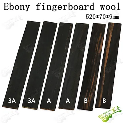 3A A B African ebony guitar Ebony fingerboard wool board ballad classical electric guitar wood