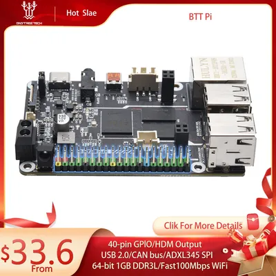 BIGTREETECH BTT PI V1.2 Quad Core Processor With 2.4G WiFi 40Pin GPIO VS Raspberry PI For Klipper I3 CoreXY 3D Printer DIy User