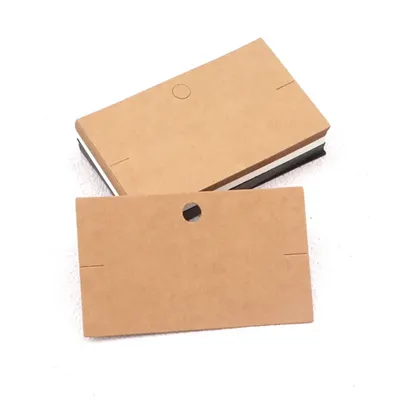 50pcs/lot 10*6cm Kraft Paper Card