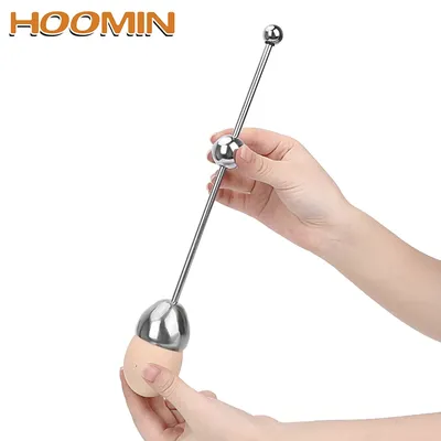 HOOMIN Boiled Egg Topper Shell Top Cutter Kitchen Gadgets Egg Tools Raw Egg Cracker Separator
