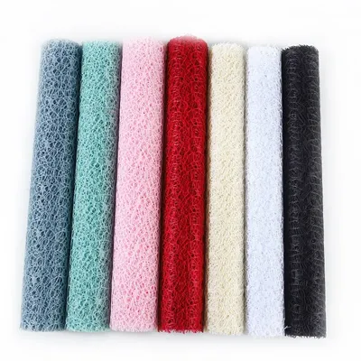 Flower Wrapping Mesh Paper Iregular Hollow Net Wrapper Floral Bouquet Paper Fresh Flower Packaging