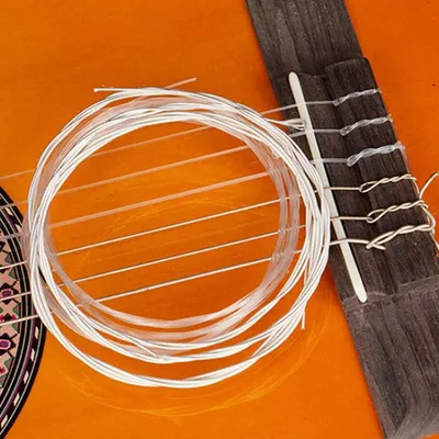 6pcs/1set Guitar Strings Nylon Silver Strings Set for Classical Classic Guitar Accessories E, A, D,