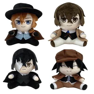 Anime Bungou Stray Dogs Plush Toy Edogawa Rampo Nakahara Dazai Osamu Plush Doll Cosplay Character