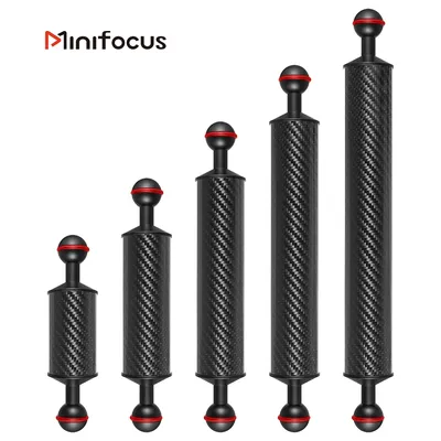 2 x D40mm Carbon Fiber Underwater Float Arm for Diving Tray Housing Video Light/Strobe Buoyancy
