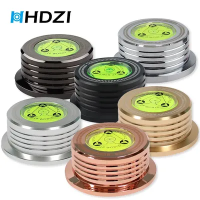 Record Weight Stabilizer 50Hz spirit level Bubble Level Speed Detection Turntable LP Disc Clamp for