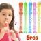 1/3/5pcs Colorful Plastic Six-hole Recorder Musical Instrument Toys Kids Musical Sense Training