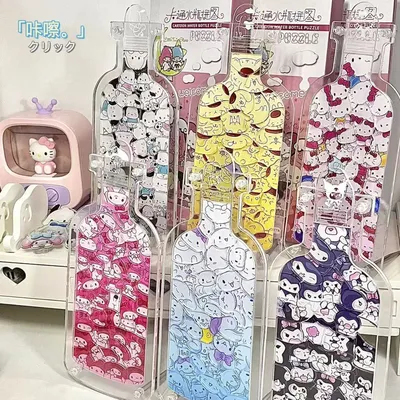 Sanrio Acrylic Puzzle Model Hello Kitty Kuromi Melody Cinnamoroll Pochacco Pompompurin Kawaii