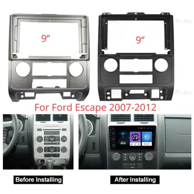 Car Radio Fascia For Ford Escape/MAZDA Tribute 2007-2012 DVD Stereo Frame Plate Adapter Mounting