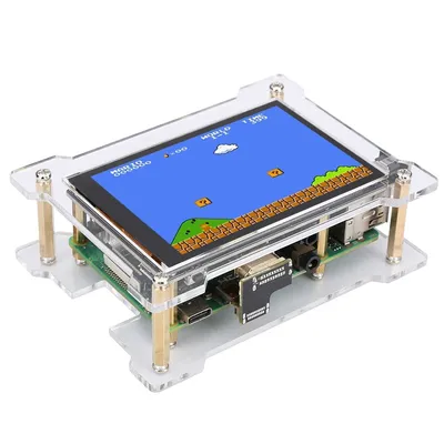 New 3.5 inch USB HDMI LCD Display Capacitive Touch Screen 480 x 320 With Case for Raspberry Pi 4 Model B 3B+