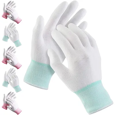 2 Pairs Quilting Gloves for Free-Motion Quilting Machine Quilters Gloves Lightweight Nylon Sewing