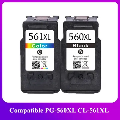 Compatible PG560 560XL 561XL for Canon PG-560 CL-561 XL Ink Cartridge for Canon Pixma TS5350 TS7450