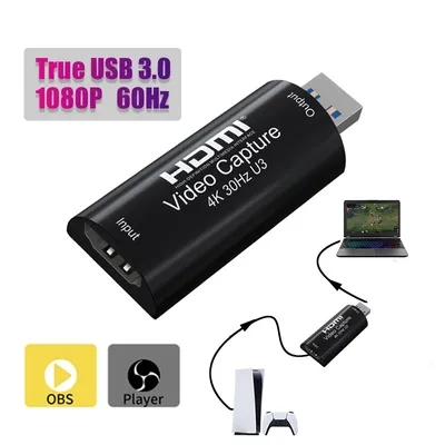 4K 30HZ MS2130 Real USB 3.0 HDMI-compatible Video Capture Card Game Recording Box 1080p 60fps Live