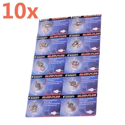 10pcs/Lot Hot Glow Plugs No.3# N3 N4 Models SH Vertex Nitro Parts Redcat HSP 70117 Remote Control RC