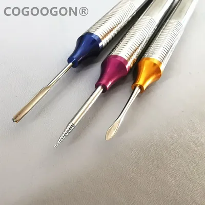 3Pcs Dental Flex Periotome Power Teeth Extraction Set Tooth Extractor Titanium Tip Flexible Dental
