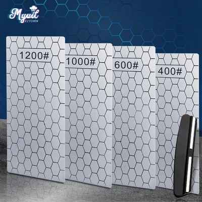 Diamond Knives Sharpening Stone 400# 1000# 600# Grindstone Knife Sharpener Ultra-thin Honeycomb