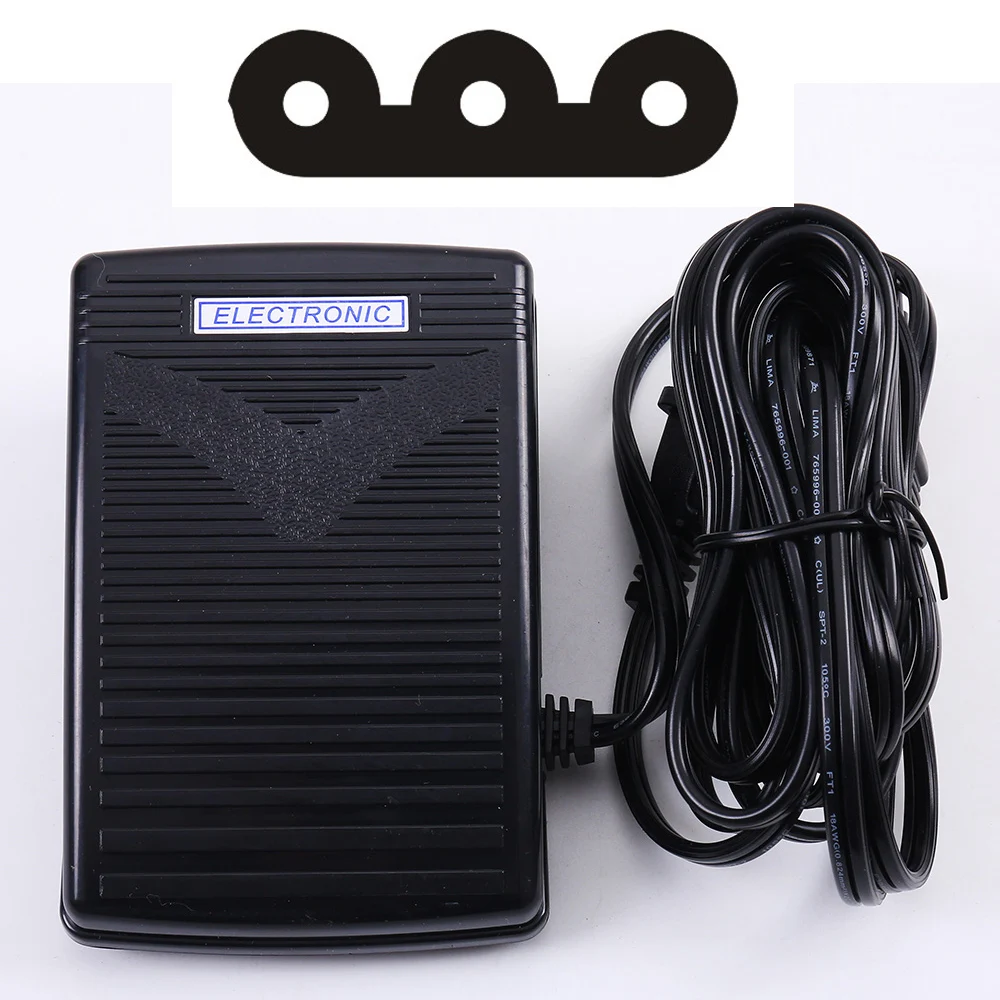 INNE Sewing Machine Foot Control Pedal Cord 033770217 644D 734D Connector LEAD CORD H003825-220Speed Adjustor Accessories