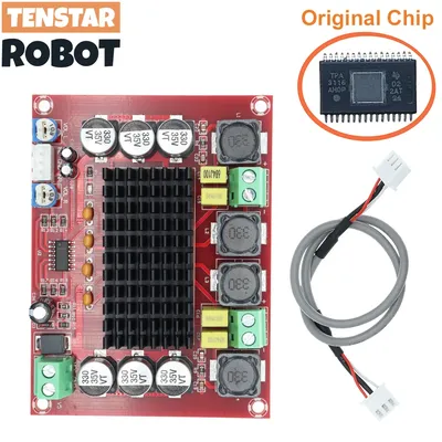Original Chip TPA3116 D2 XH-M543 12V 24V 120W*2 Dual Channel Digital Power Audio Amplifier Board