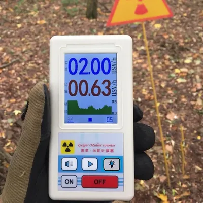 BR-6 Geiger Counter Nuclear Radiation Detector Personal Dosimeter X-ray Beta Gamma Detector LCD