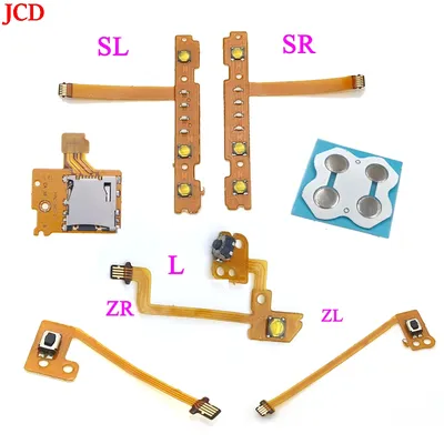 JCD For NS Repair Kit for Switch Controller SL/SR ZR/ZL/L Button Ribbon Flex Cable SD Card Slot