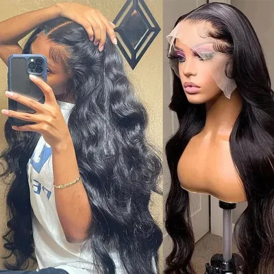 30 40 Inch 13x4 13x6 Hd Transparen Body Wave Lace Front Wig 360 Lace Frontal Wig Human Hair Wigs For