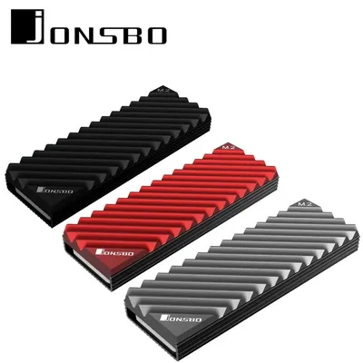 Jonsbo M2 2280 SSD Aluminum Heat Sink M.2 SSD NVMe Heatsink Radiator with Thermal Pad for NVMe Drive