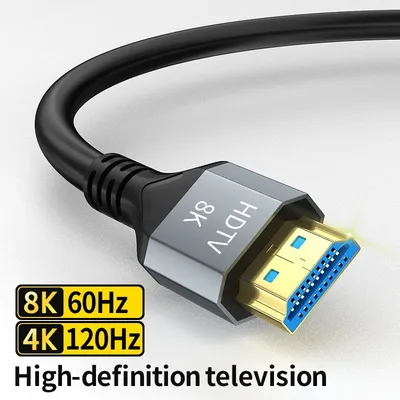 8K HDMI 2.1 Cable 4K@120Hz 8K@60Hz 48Gbps eARC ARC HDCP Ultra High Speed HDR For RTX Video Cable PC