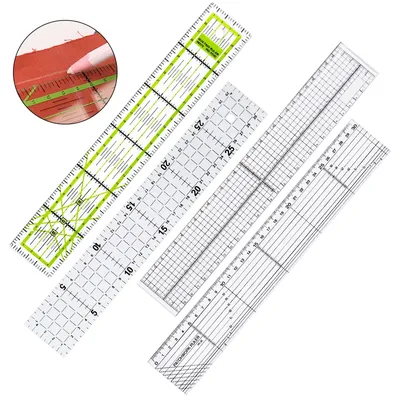 1Pcs 5x30CM Professional Acrylic Sewing Ruler Drawing And Measuring Cloth Cutting Ruler DIY Sewing