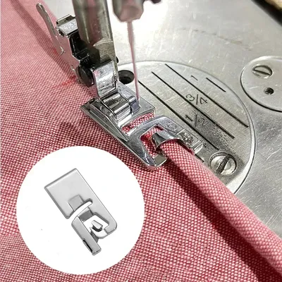 1Pc 6-25mm Domestic Sewing Machine Parts Foot Presser Foot Rolled Hem Feet for Sewing Accessories