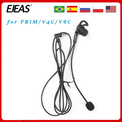 EJEAS for FBIM V4C V6C Referee Handsfree Referee Headset Earphone Left / Right In Ear