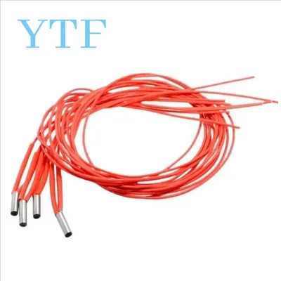 3D Printers Cartridge Heater 12V/24V 40W 6*20mm 1m For MK Mendel Reprap Extruder Parts 12V 24V 40W Heat Parts