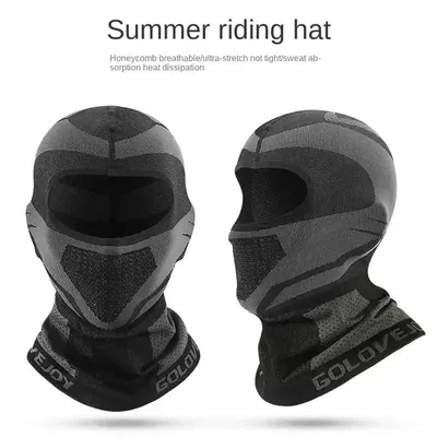 Summer Breathable Balaclava Motorcycle Full Mask Motorbike Cycling Bike Mask Helmet Hood Moto Riding Neck Face Mask