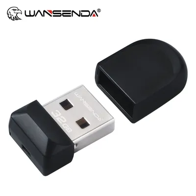 WANSENDA Super Mini USB Flash Drive Waterproof Pendrive 64GB 32GB 16GB 8GB 4GB Real Capacity USB 2.0