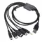5 in 1 Charging Cable for Nintendo Wii U/ NEW 3DSXL/NEW 3DS/NDS LITE SP/PSP/GBA SP Nintendo Charging