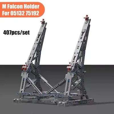 Vertical Display Stand For Ultimate Millennium 75192 Falcon Compatible With 05132 Star Toys Wars