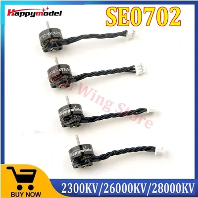 HappyModel SE0702 2300KV 26000KV 28000KV 1S Brushless Motor for RC FPV Racing Freestyle 65mm 75mm