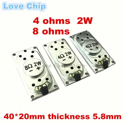 2PCS Notebook Speaker Horn 2W 8R 4R 4020 Internal magnetic Loud speaker 4 ohms 8 ohms 2 Watt 8R 2W