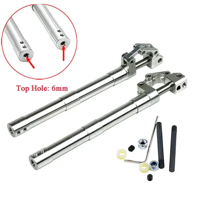 One Pair Landing Gear 6mm Height 70mm to 160mm Spring Back Damping Kneeling Retract 3-4kg RC Model