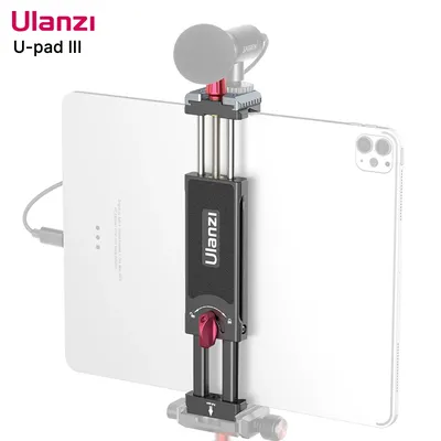VIJIM Ulanzi U-pad III Tablet Holder Clamp Clip for iPad pro air mini 2 3 4 Universal Clip Tripod
