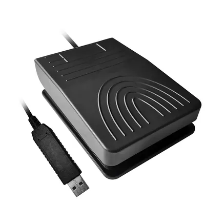 USB Foot Pedal Control Switch PC Game Pad USB Pre-Program Keyboard Mouse Adapter for Computer