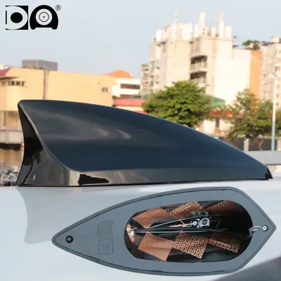 Universal 5D Shark Fin Antenna Auto Car Radio Aerials FM AM Stronger Signal Piano Paint For Ford