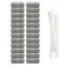24Pieces Lint Traps Washing Machine Lint Trap Snare Laundry Mesh Washer Hose Filter with 24 Pieces