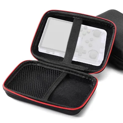 For R36S/R35S Game Case Storage Bag EVA Hard Travel Bag Dust And Scratch Prevention Game Console Protective Zipper Carry Bag