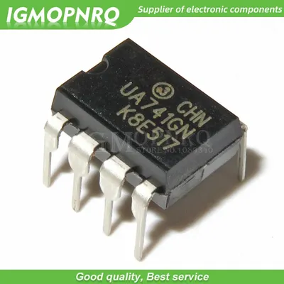 10pcs/lot UA741CN DIP8 UA741CP DIP UA741 OP Amp LM741